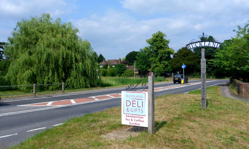 View across the A25 at Buckland (July 2013)