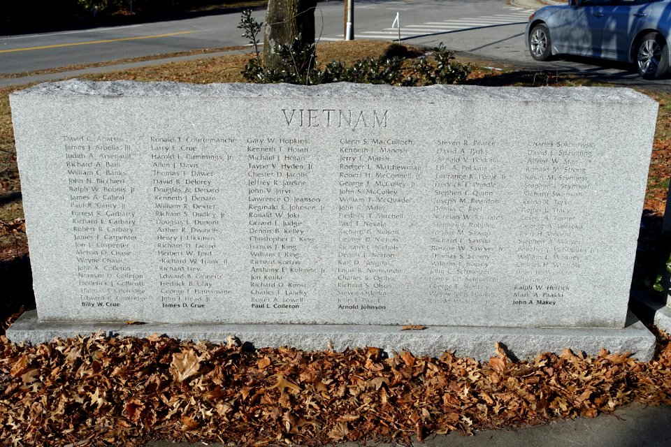 Vietnam War Memorial - Stow, Massachusetts - DSC08728