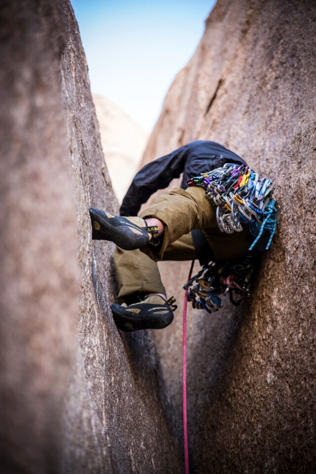 Mountaineer rock rope