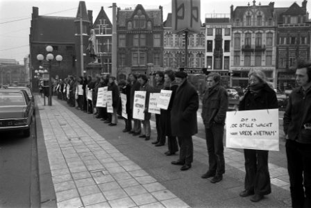 Vietnamdemonstratie in Den Haag, Bestanddeelnr 926-1675