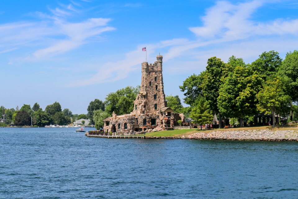 Architecture river castle