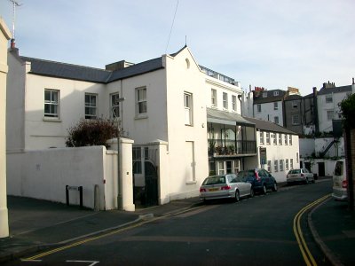 View down Arundel Place, Kemp Town, Brighton (August 2010)