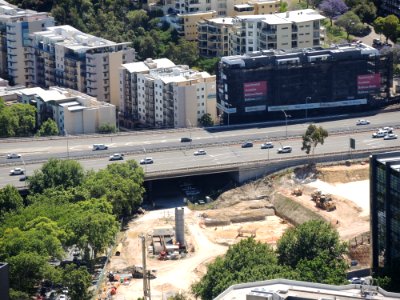 View from 108 St Georges Terrace, Perth 11 (E37@OpenHousePerth2014)