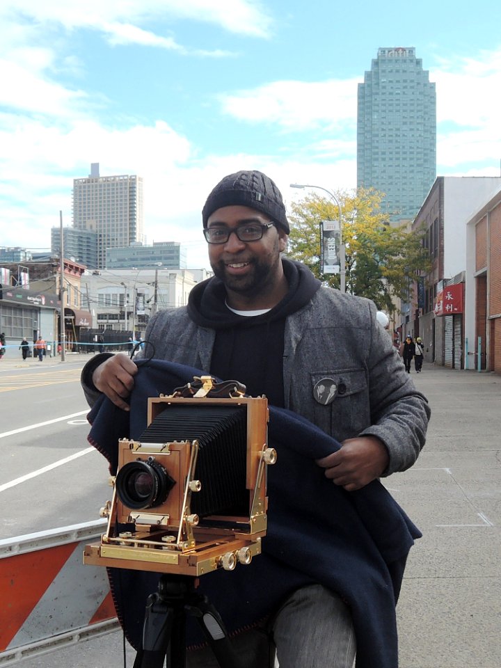 View cameraman on 41 Dr for NYC 2014 Marathon jeh