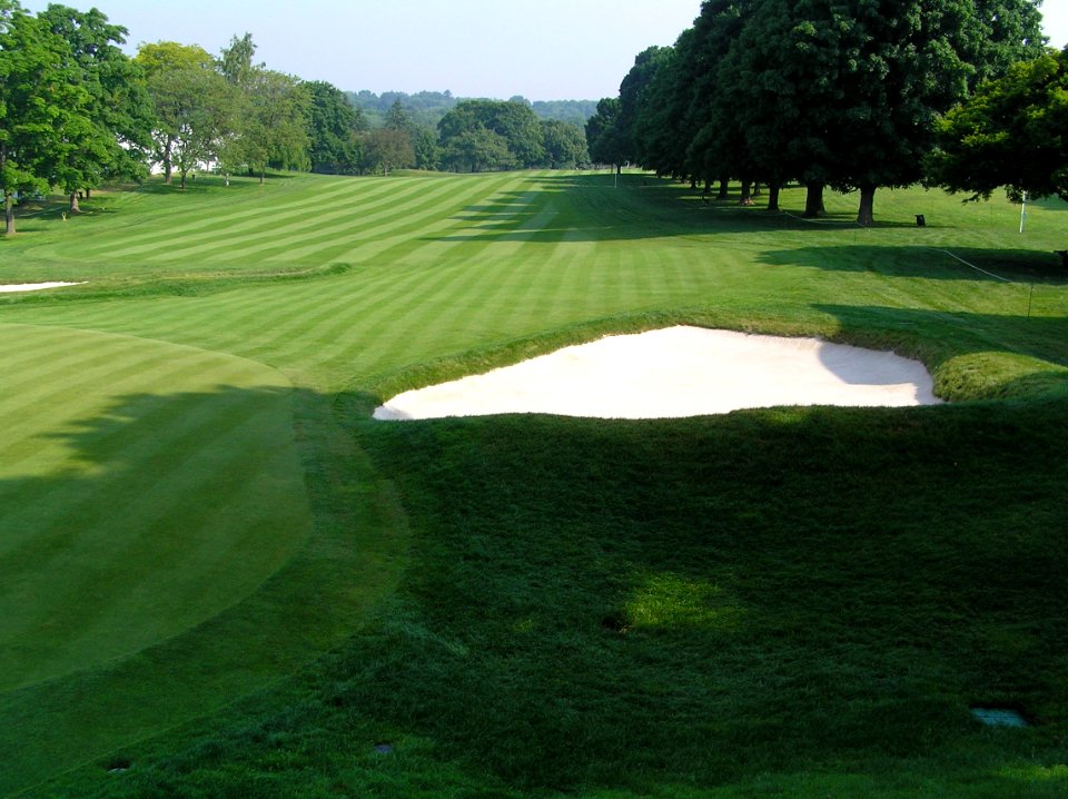 View from 9th green of West Course