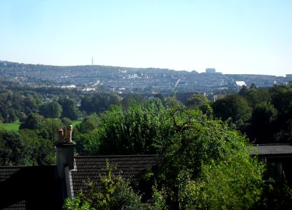 View from Tivoli Crescent, Preston Village, Brighton (October 2010) (Looking SE towards Viaduct)