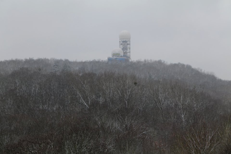 View from Drachenberg Berlin with snow 2021-01-03 13