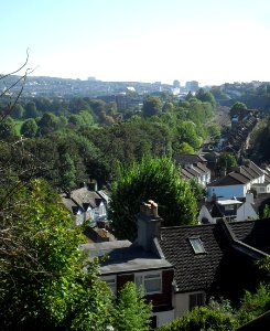View from Tivoli Crescent, Preston Village, Brighton (October 2010) (Looking S)