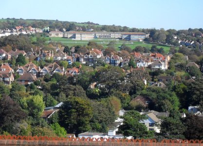 View from Tivoli Crescent, Preston Village, Brighton (October 2010) (Looking E towards Varndean)