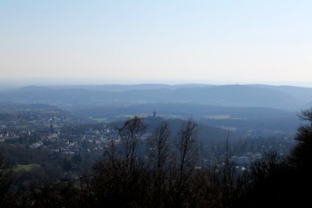 View from Lips-Tempel Königstein 2020-03-25 04
