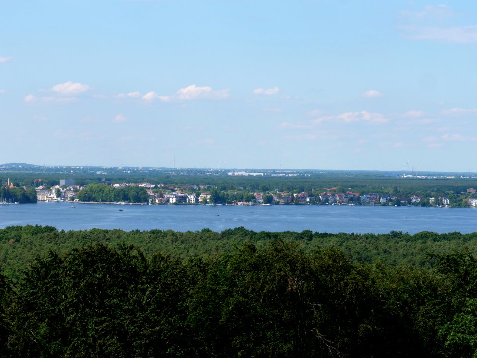 View from Müggelberge viewpoint 2019-06-13 07
