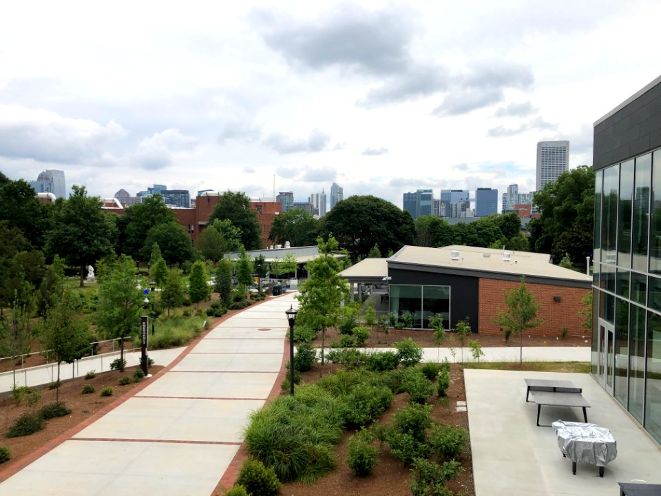 View from Exhibition Hall, Georgia Tech May 2021