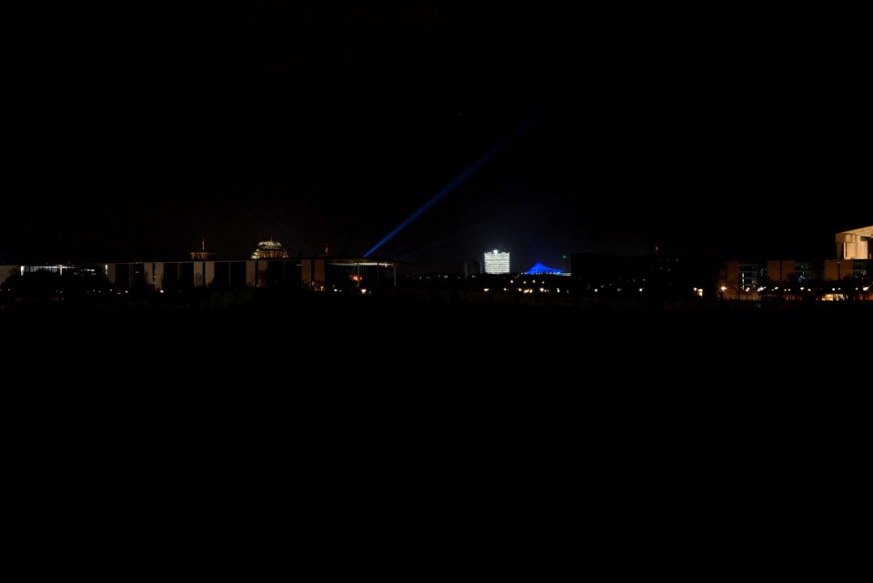 View from Hugo-Preuß-Brücke Berlin during new year 2021 03