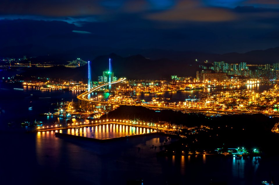 View from International Commerce Center Building, Hong Kong
