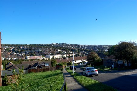 View from Hollingdean towards Elm Grove and Hanover areas, Brighton (September 2018) (2)