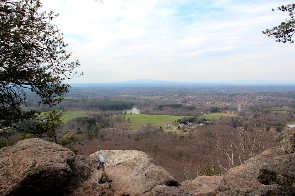 View from Indian Seats, Sawnee Mountain, March 2017