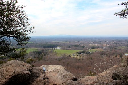 View from Indian Seats, Sawnee Mountain, March 2017 photo