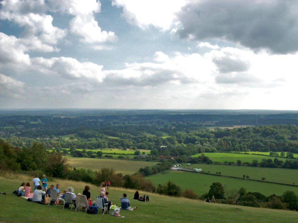 View from Box Hill, looking South