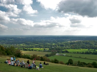 View from Box Hill, looking South photo