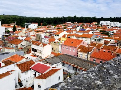 View from Águas Livres Aqueduct, Lisbon, Portugal