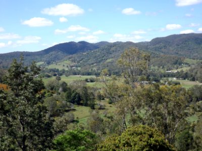 View east from Needham Road in Luscombe, Queensland