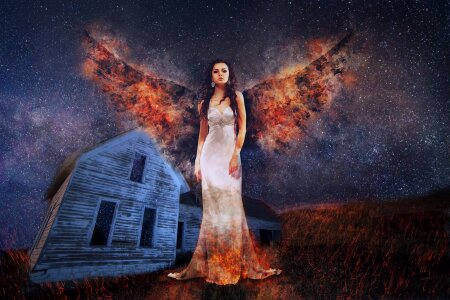 Haunted night prairie