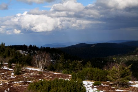 View from Bismarckturm Sasbach Hornisgrinde 2020-03-14 15