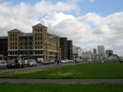 View Eastwards from King's Gardens, Hove (August 2010)