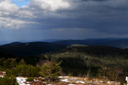 View from Bismarckturm Sasbach Hornisgrinde 2020-03-14 16