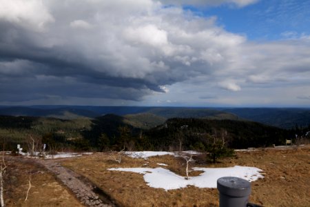 View from Bismarckturm Sasbach Hornisgrinde 2020-03-14 14