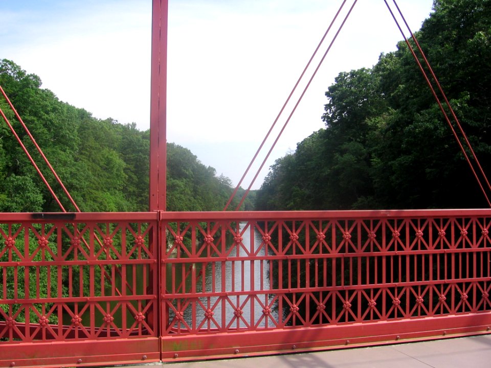 View downstream from Lover's Leap Bridge 047