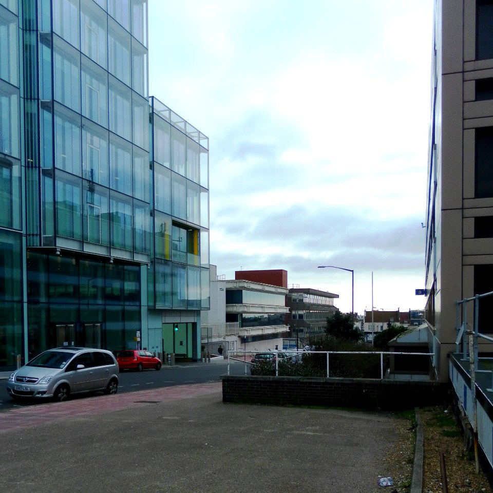 View down John Street, Brighton (March 2013)