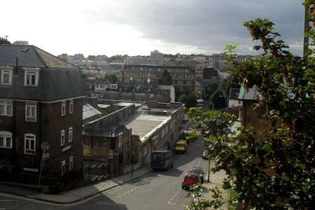 View from Ashton Rise, Carlton Hill, Brighton (looking west) (August 2010)