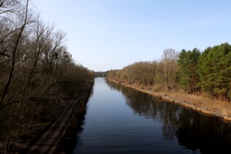 View from old Teltowkanalbrücke 2021-02-24 01