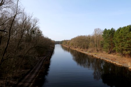View from old Teltowkanalbrücke 2021-02-24 02