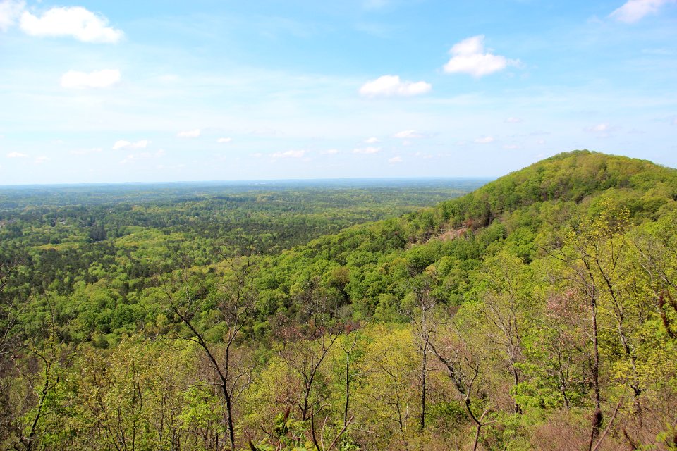 View from Kennesaw Mountain Drive, April 2017