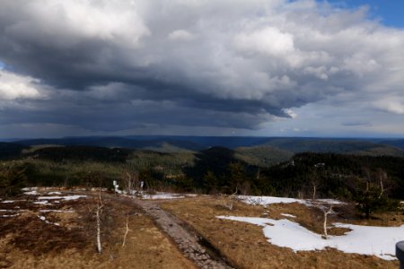 View from Bismarckturm Sasbach Hornisgrinde 2020-03-14 13