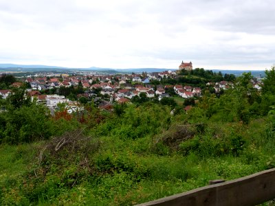 View from Rauschenberg on Petersberg Fulda 2019-07-14 05