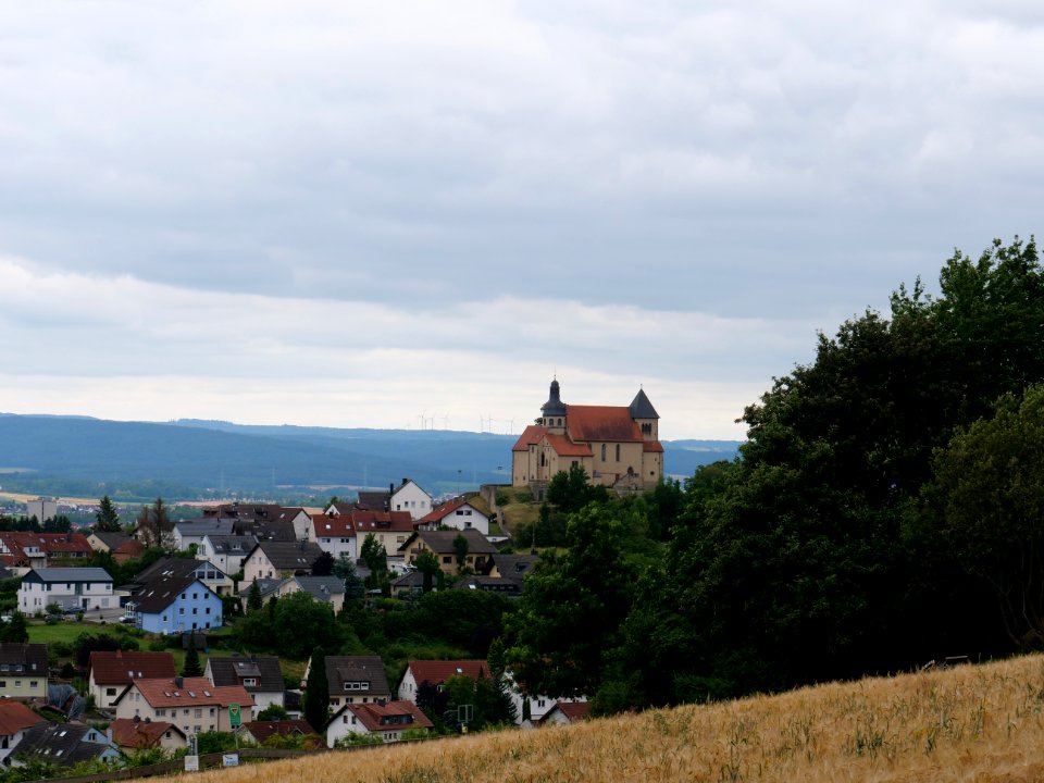 View from Rauschenberg on Petersberg Fulda 2019-07-14 01