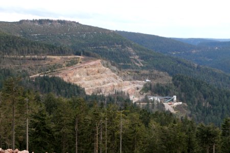 View from parking lot Mummelsee 2020-03-14 01