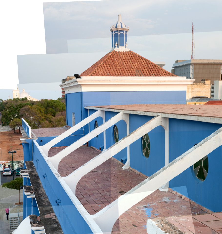 View from the bell tower of the Church of Santa Barbara