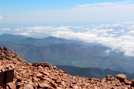 View from Pikes Peak, July 2016