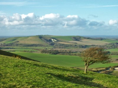 View from the Downs at Firle 01