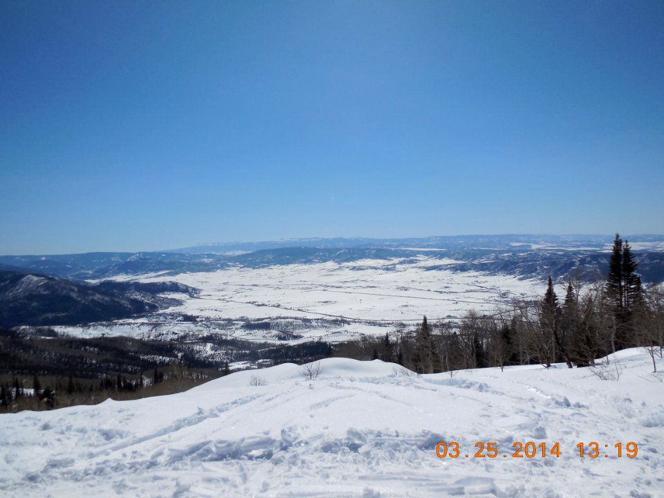 View from Mountain at Steamboat Springs