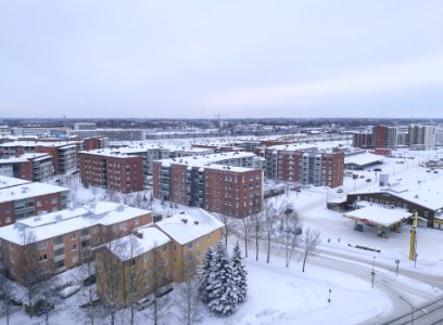 View from Puistokatu 34 A Oulu 20190203 08