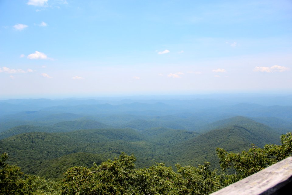 View from Rabun Bald looking south
