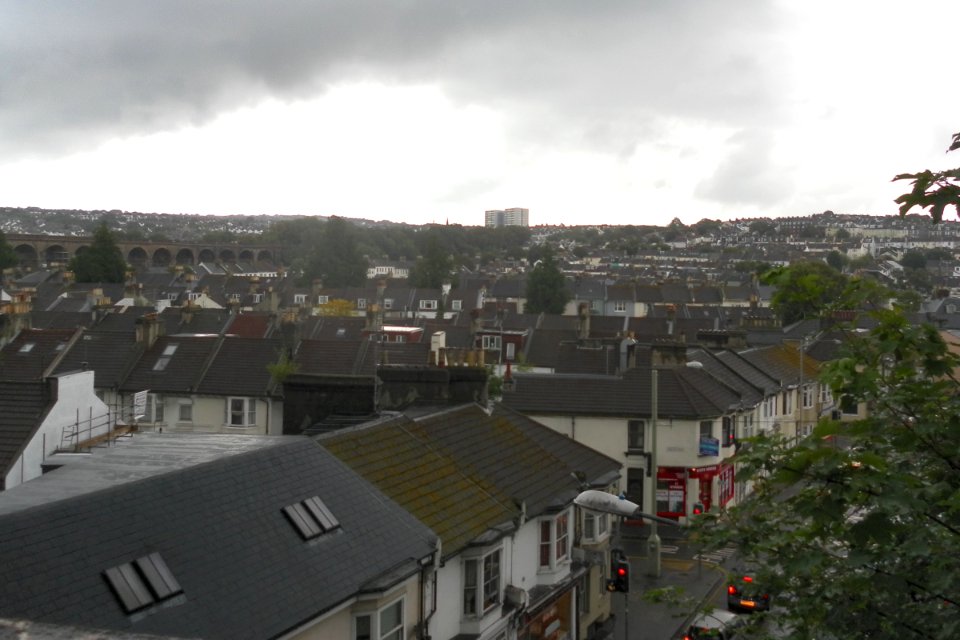 View from The Greenway, New England Quarter, Brighton towards Hollingdean (July 2012) (1)