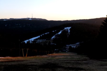 View from piste Mehliskopf 2020-03-13 10