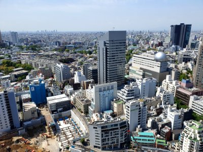 View from Shibuya Stream during covid, April 2021 4
