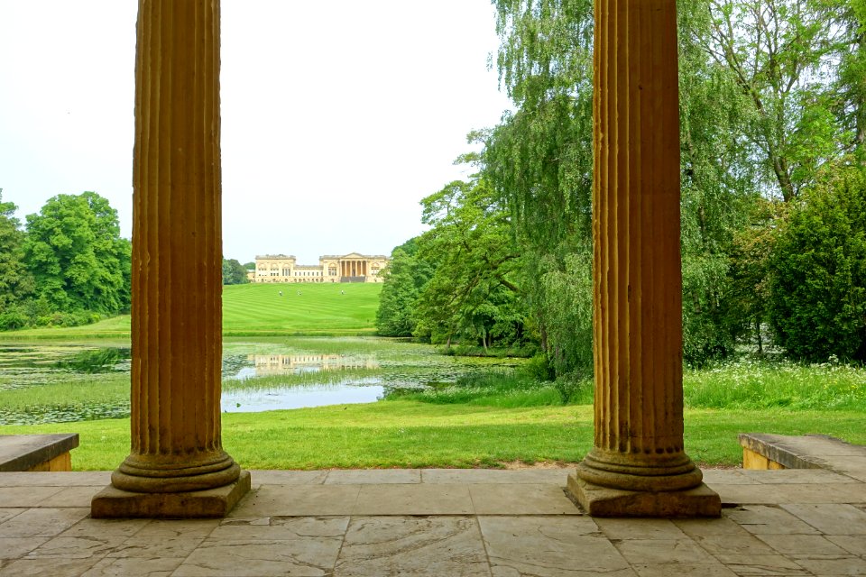 View from the Eastern Lake Pavilion, Stowe - Buckinghamshire, England - DSC06845